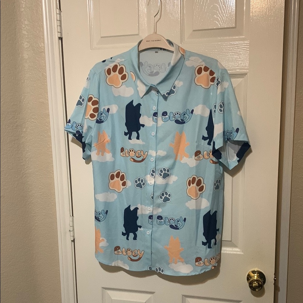 Bluey Graphic Men's Shirt